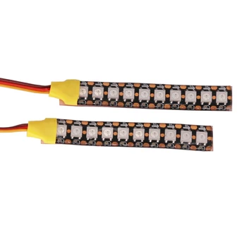 

2Pcs RC Car Truck LED Light Strip Kit 10 LED 8 cm Flashing Light Lamp for SCX10 RC 1:10 Model Car Accessories