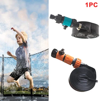 

Yard Toys Safe Home Irrigation Fun Trampoline Sprinkler Outdoor Cooling Garden Pipe Summer Games Kids Adults Water Park Durable