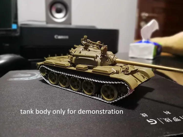 1/35 металлическое ведро трек звенья w/металлический штырь для T-55 Тип 59 Тип 69 Танк модель комплект SX35008