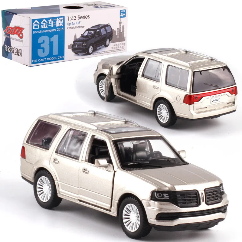Изысканная модель спортивного автомобиля 1:43 Q7 H3 Beetle Velar pickup имитация литых под