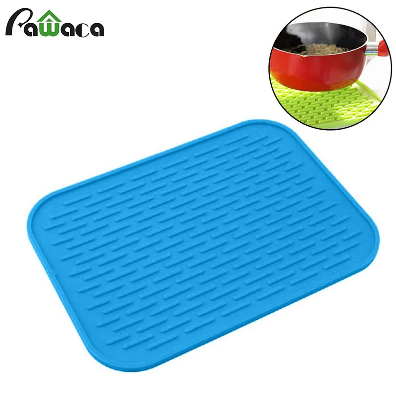 

1pcs Table Coaster Tableware Pad, Saucepan Table Heat Insulation Silicone Mat Pad Kitchen Sink Mat For Drying Dishes Cup Coaster