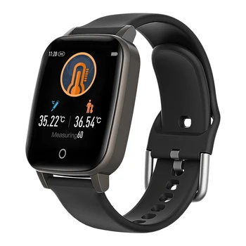 

[bluetooth 5.0] T1 Smart Watch Thermometer Temperature Measurement Wristband Multi-sport Modes Smart Watch for Men Women