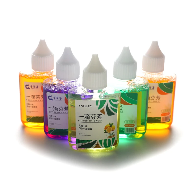 50ML Bathroom Liquid Air Freshener Toilet Drop Of Incense Odor Eliminator For Bathroom Pet Nest Other Smells Around The Home