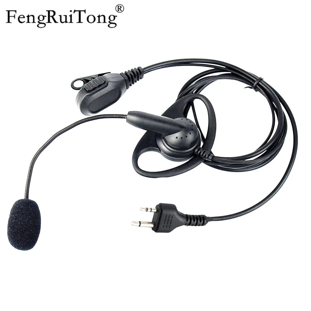 Рация гарнитура с железным зажимом D Тип Mic Stick тактические наушники для Midland GXT G6 G7