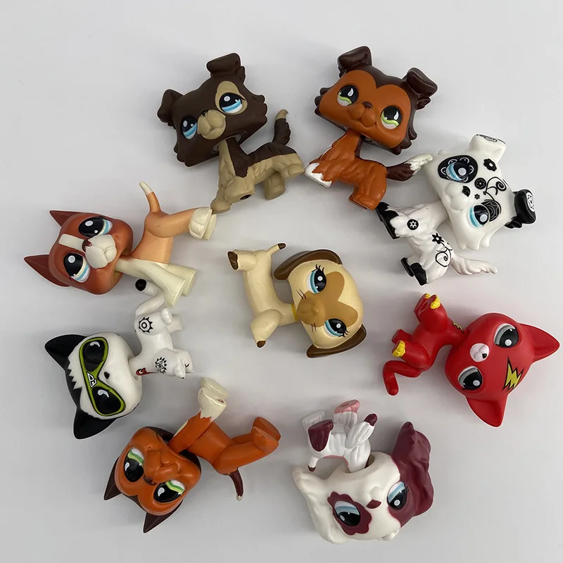 Новая игрушка Lps редкая кошка для питомцев стоячий котенок с короткой шерстью