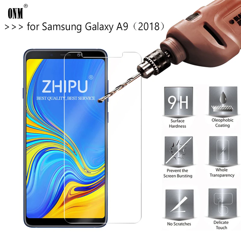 2.5D 0.26mm 9H Tempered Glass For Samsung Galaxy A9 (2018) Screen Protector protective film 2018 A9s 6.3 | Мобильные телефоны и