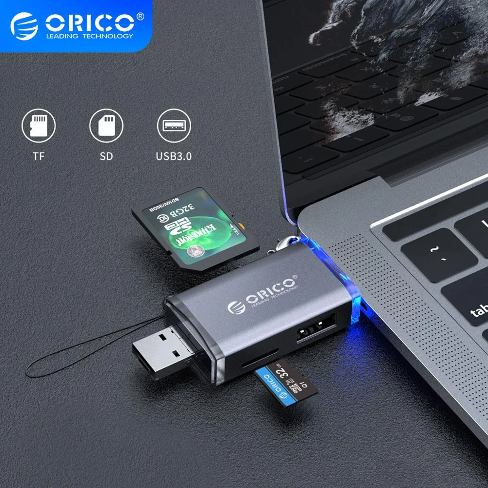 3-in-1 Micro USB USB 2.0 and USB3.1 Type C with SD OTG Card Reader 3-in-1 Micro USB USB 2.0 and USB3.1 Type C with SD OTG Card Reader