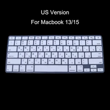 US Version Russian Keyboard Silicone Skin Cover For Apple Macbook Air Pro 13 15 95AD