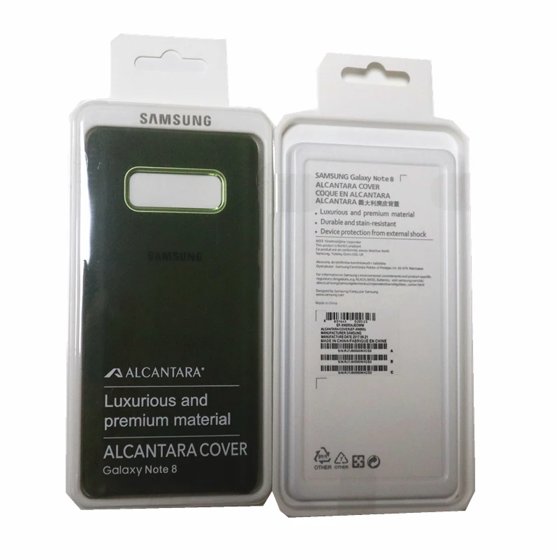Чехол для Samsung Galaxy Note 8 100% оригинальный официальный защитный чехол из натуральной