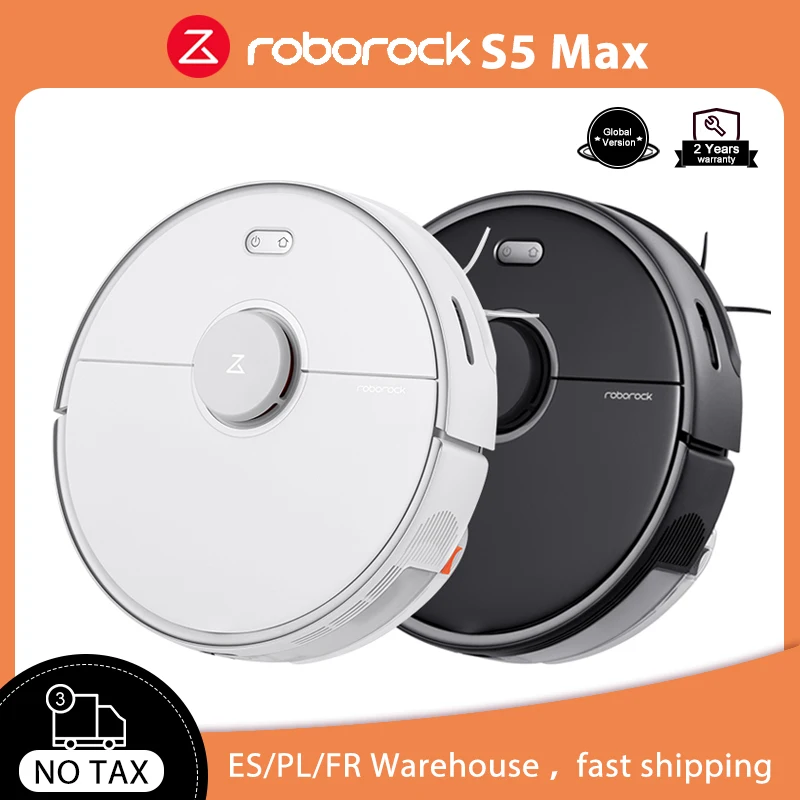 Roborock S5 Max Robot Vacuum Cleaner WIFI APP Control Automatic Smart Planned Sweeping