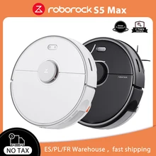 Roborock – aspirateur Robot S5 Max, balayage automatique et intelligent, planification via application WIFI, stérilisation de la poussière, lavage, aspiration type Cyclone