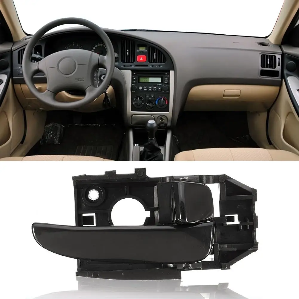 4 шт. ручка межкомнатной двери передняя правая для hyundai Elantra 01-06 черный пластик