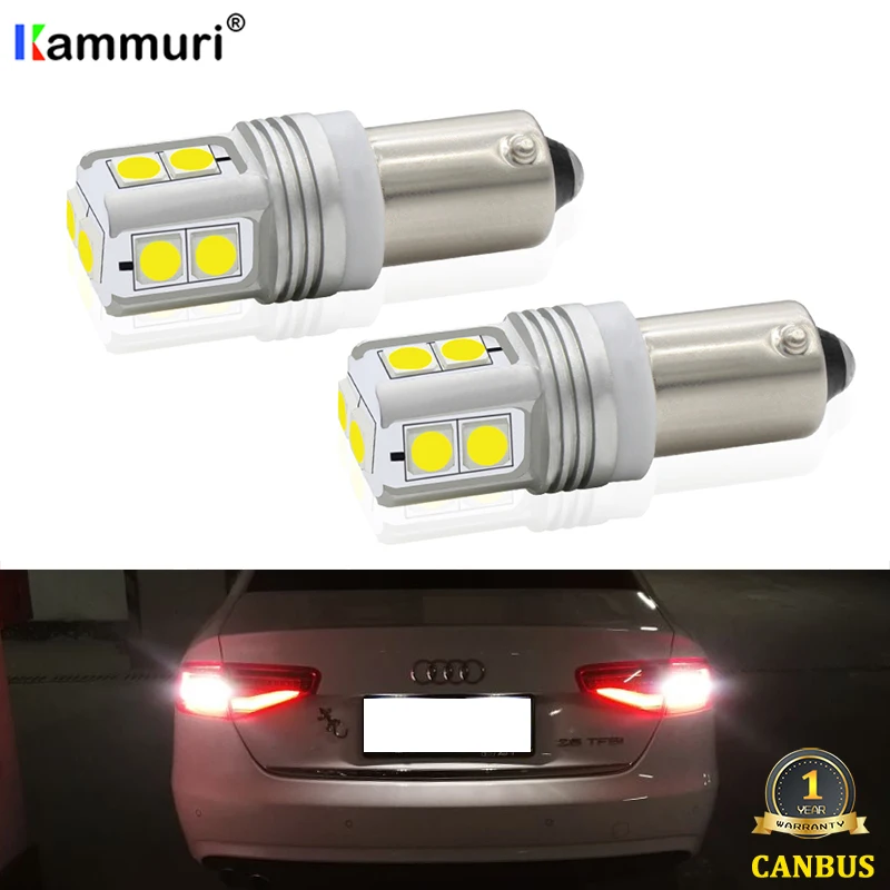 Светодиодные лампы Canbus Bax9s H6W 10SMD для Audi A3 S3 RS3 8V 8V1 8VA 8V7 2012 2 шт.|Сигнальная лампа| |