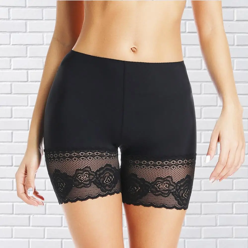 Безопасные короткие штаны, трусы-боксеры для женщин, тонкое Корректирующее белье, женское нижнее белье, трусы с контролем живота, Утягивающие трусы