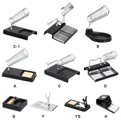 Support de fer à souder électrique entièrement en métal, multifonctionnel, résistant aux hautes températures, outils en étain 