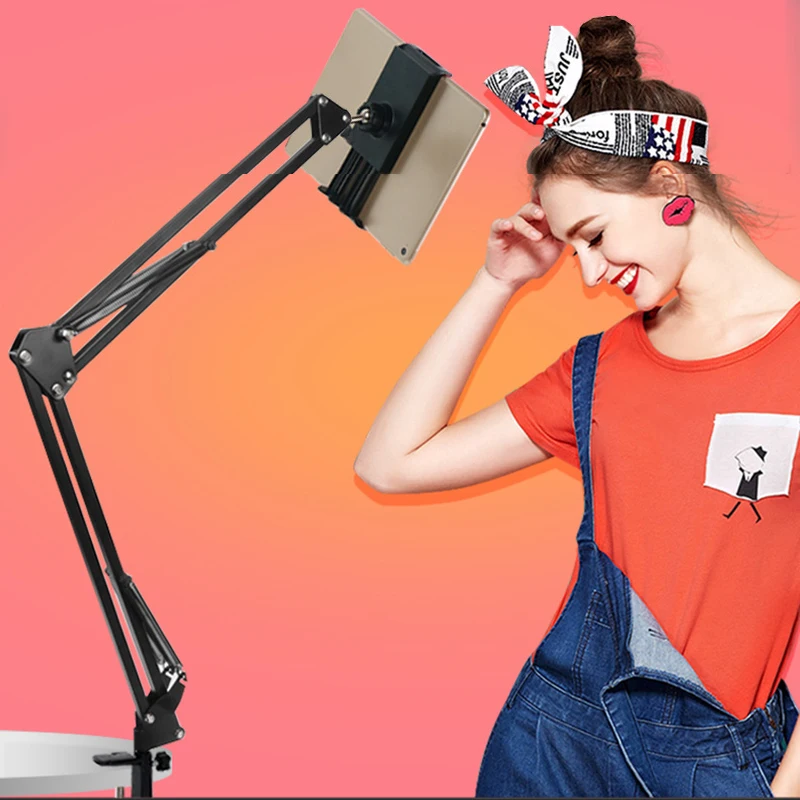 

Ipad Tablet Arm Mount Ipad Holder Stand Tablet Stand for Bed Desk Kitchen for IPad mini Air IPhone Xiaomi Samsung Tablets/phone