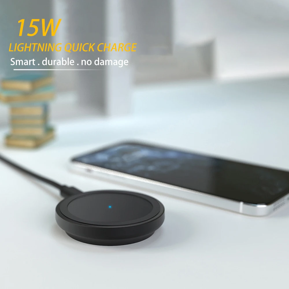 

Magnetic Wireless Charger Holder For iPhone 12 10W/15W Qi Fast Charging Station Stand Compatible For iPhone 12 Pro/Pro MAX