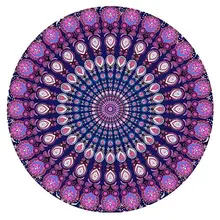 

Indian Mandala Round Roundie Beach Throw Tapestry Hippy Boho Gypsy Beach Towel