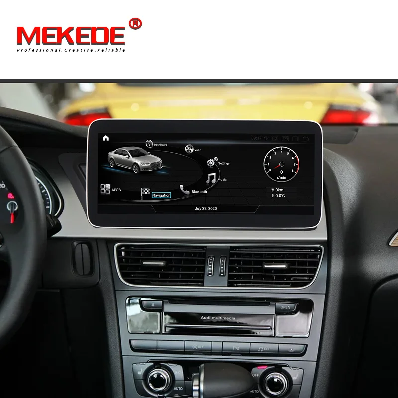 MSM8953 Android 10.0 car gps navigation radio player for Audi A4L B8 A5 2009-2016 4G 64G Built-in carplay 4G LTE 1920X720 HP