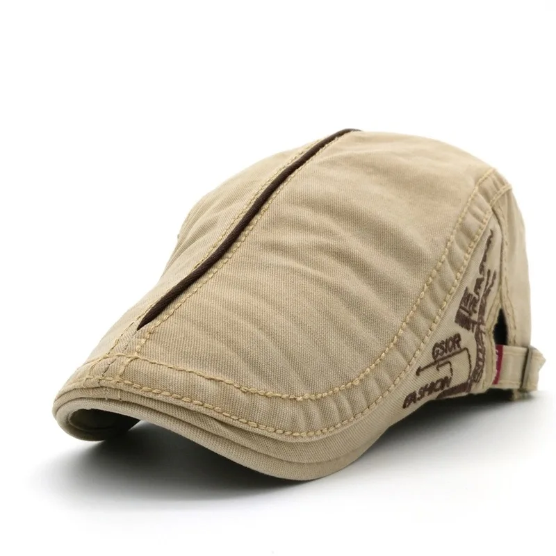 Весенний и летний хлопковый берет Мужская британская ретро шапка для отдыха на открытом воздухе шляпа от солнца