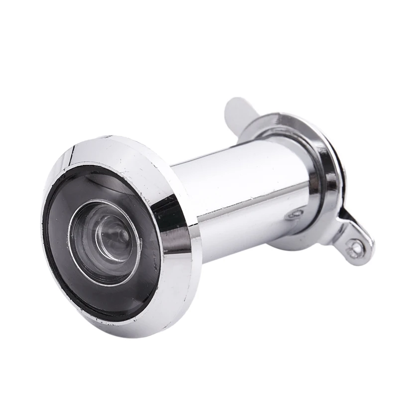 200 Degree 35-60mm Wide Angle Scope Peephole Door Viewer Silver Tone