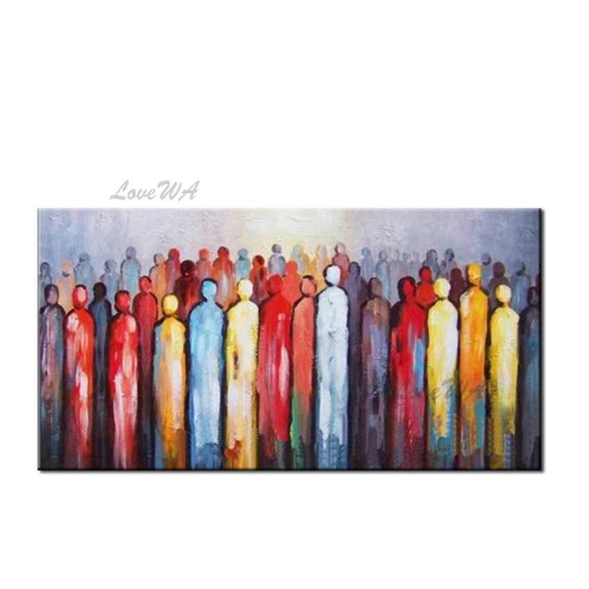 Abstract Human Figure Art 100 Hand Painted Oil Painting Canvas Wall Art Large Paintings Art Wall Decor Pictures For Living Room Painting Calligraphy Aliexpress