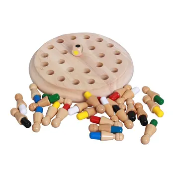 

Kids Party Game Wooden Memory Match Stick Chess Game Fun Block Board Game Educational Color Cognitive Ability Toys