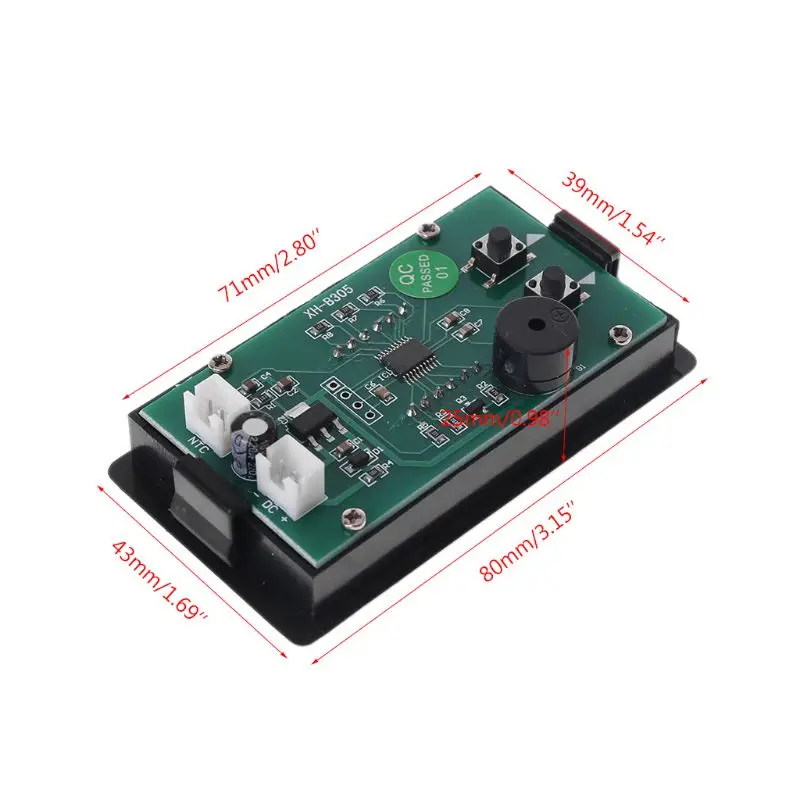 DC 12V термометр-60~ 125 градусов с высокой температурой и функцией сигнализации точный термометр B3950-10K датчик