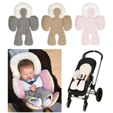 

Baby stroller cushion car seat accessories Carriage thermal pad liner children shoulder belt strap cover Neck Protection