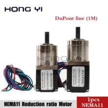 Nema11 шаговый moto r 11HS2810 3410 4010 5010-PG moto 4-lead 28 moto r экструдер редукторный шаговый двигатель соотношение 5,18 Планетарная коробка передач