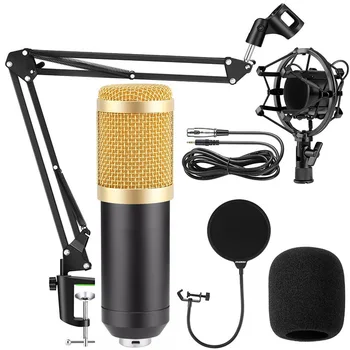 

BM 800 Karaoke Condenser Microphone Professional Studio BM-800 Microfone Sound Recording broadcasting Singing Mic Bm800 mic kit