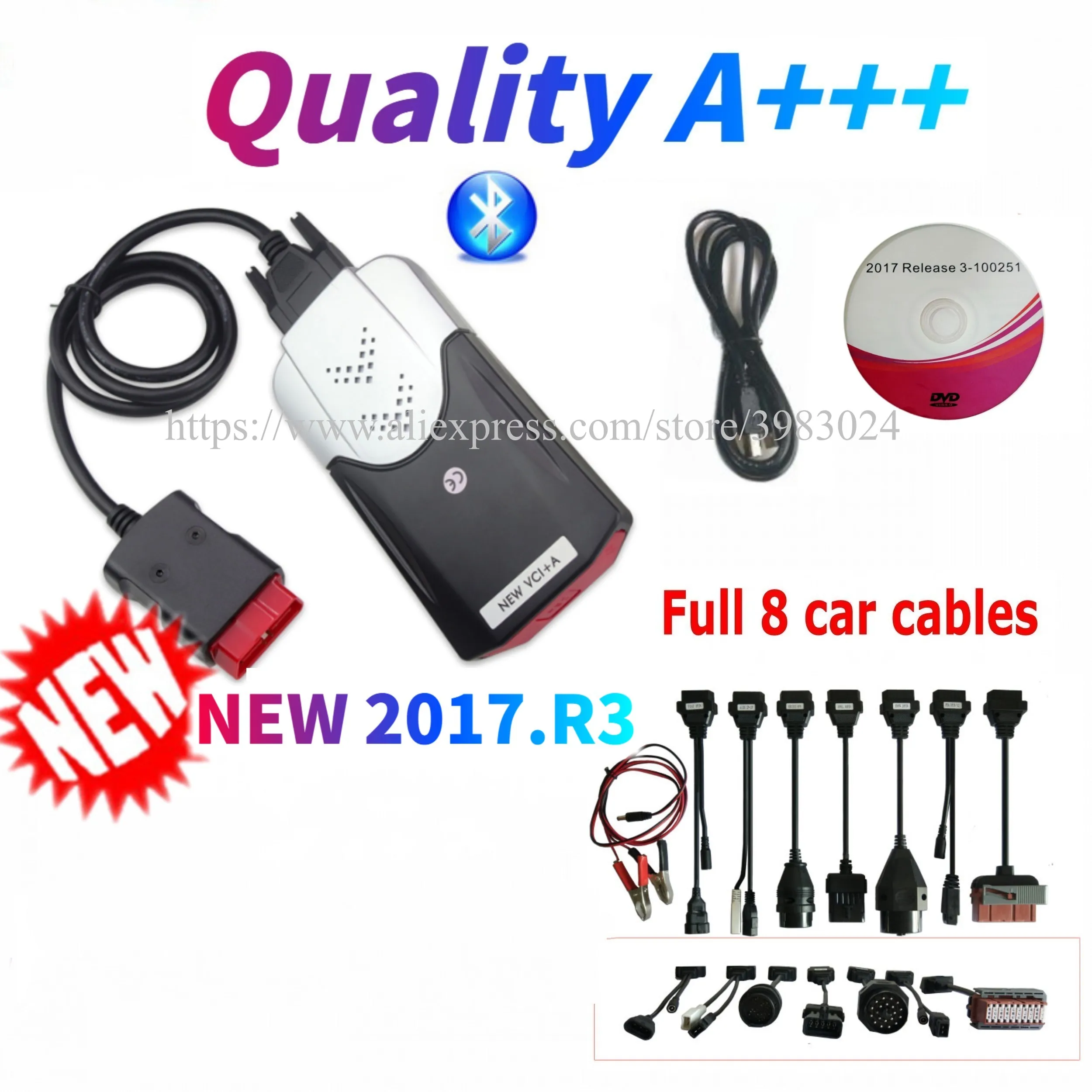 2021 new vci vd ds150e cdp Bluetooth 2017.r3 2016.r0 with keygen for delphis Obd2 cars trucks diagnosis tool Scanner Delphis | Автомобили