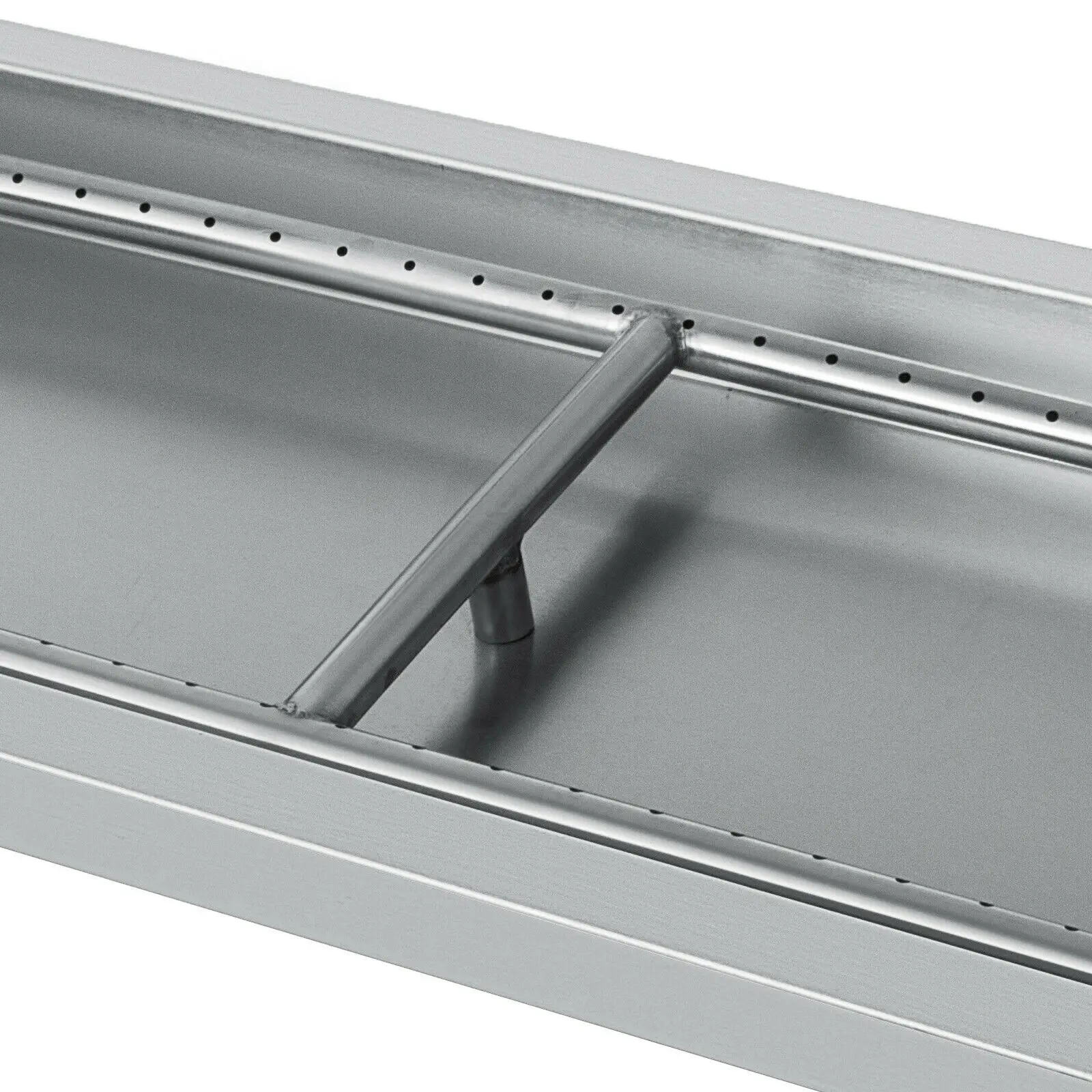 VEVOR 32x12 дюймов пожарная яма посуда Нержавеющая сталь линейный желоб Drop in