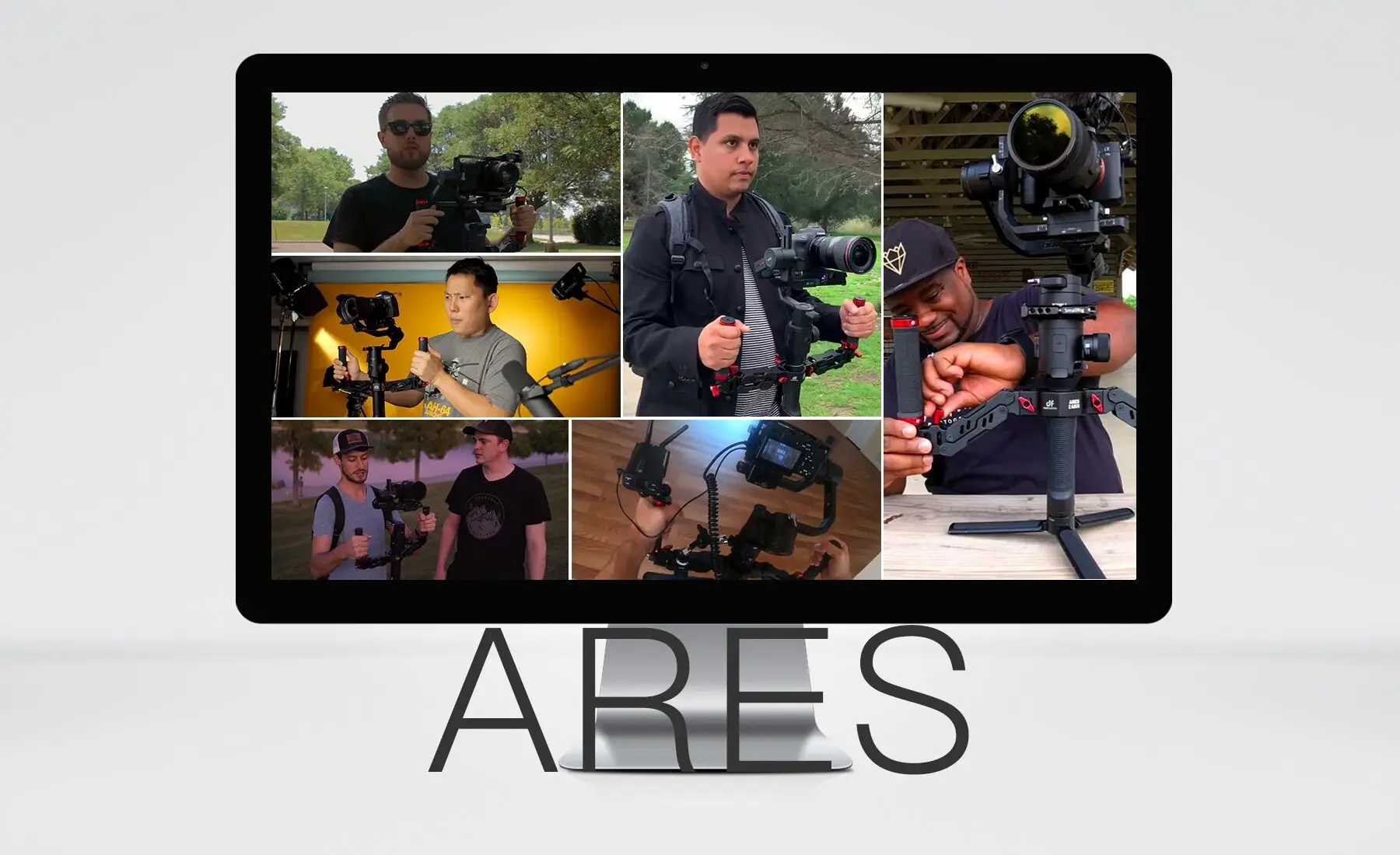 5 кг Bear Ares Gimbal Grip весна двойная ручка крепление для Zhiyun Crane 2 Crane Plus DJI RONIN SC/S Gimbal AK2000 AK4000 Moza Air2