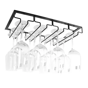 

Cup rack upside down racket home creative hanging cup holder European wine glass rack hanging cup holder ornaments WJ111325