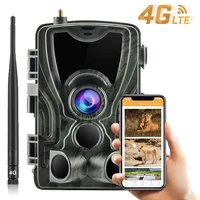 Caméra de surveillance sans fil 4G 4K 30MP HC801PRO - Diffusion en direct, application gratuite, service cloud pour la chasse à la faune, surveillance, piège photo 1