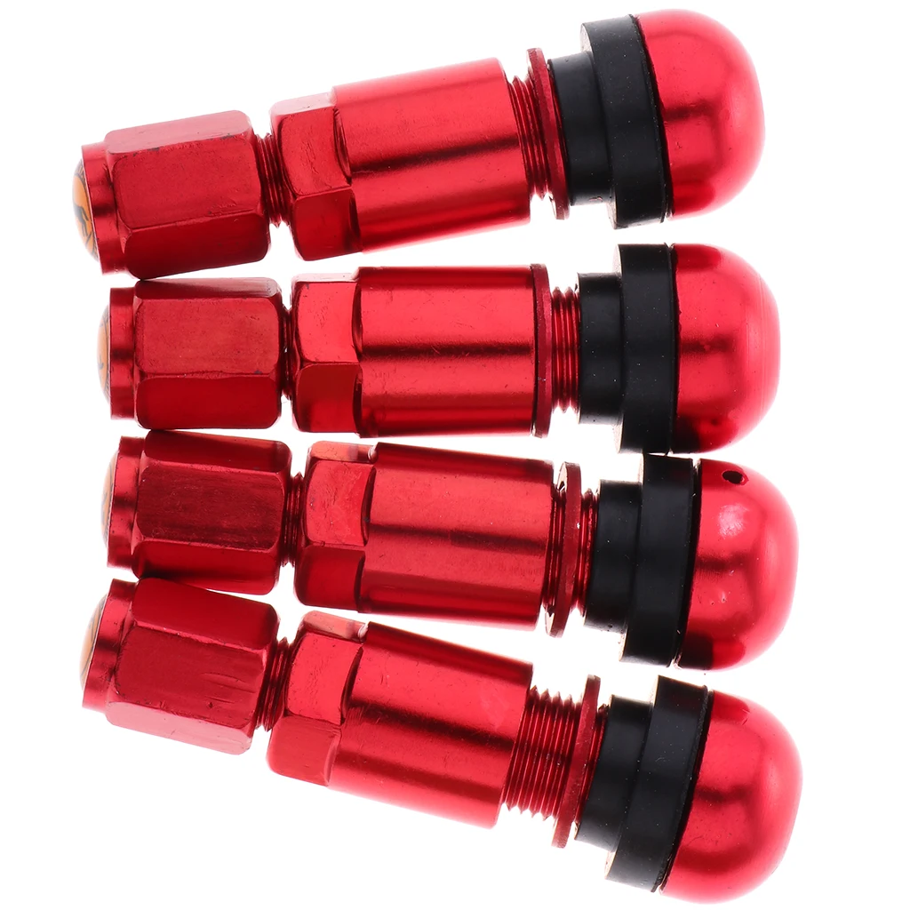 4 bouchons de Valve à Air sans chambre à Air encliquetables, capuchon