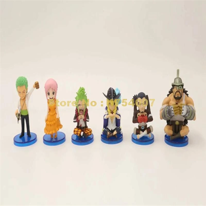 6pcs Set Anime One Piece 129th Zoro Nami Bartolomeo Cavendish Ideo Hajrudin Pvc Action Figure Collection Model 8cm Toy Action Figures Aliexpress
