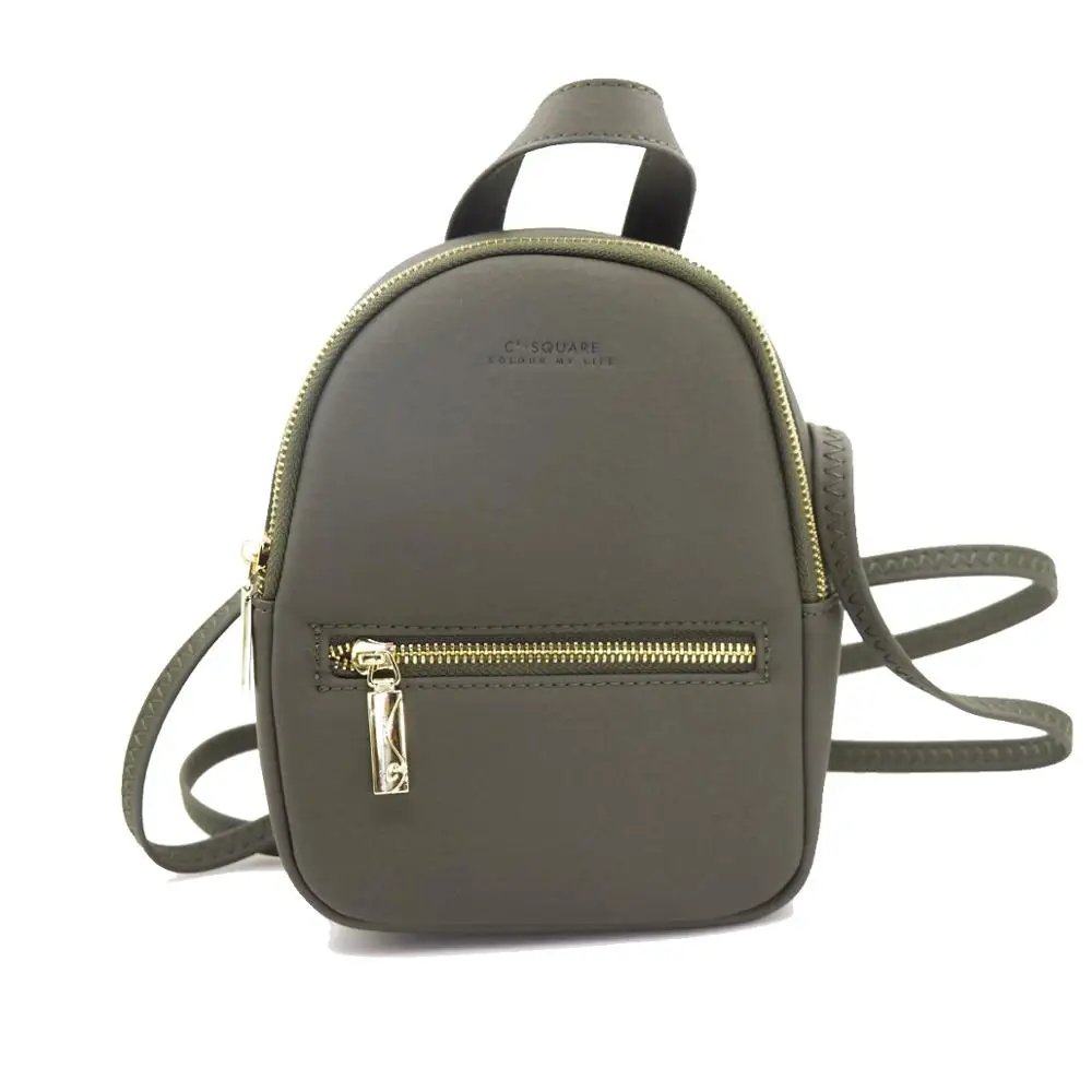 

Girl's Small Backpack Fashion Solid Color Shoulder Bag Women Multi-Function Mini Back pack for Teenage Girls Kids