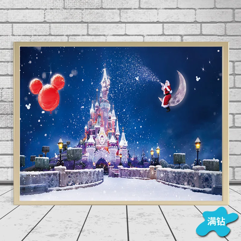 

2021 5D Crystal Round Diamond Painting Diy Merry Christmas Diamond Painting Embroidery Home Decor Dimond Mosaic Christmas Gift