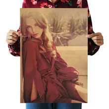 [Taylor] Ностальгический ретро плакат из крафт-бумаги экран для помещений кафе декоративная живопись