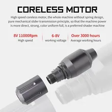 Татуировка ручка роторная машина татуировки и перманентный макияж ручка Мощный Бессердечный двигатель иглы картриджи для тату художников