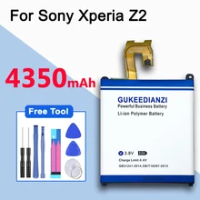 GUKEEDIANZI 4350 мАч батарея мобильного телефона LIS1543ERPC для sony Xperia Z2 L50 L50w Sirius SO-03 D6503 D6502 батареи