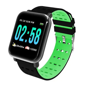 

A6 Smart Band reloj inteligente pulsometro ritmo cardi Fitness Tracker Remote Control Smart Bracelet Wristband