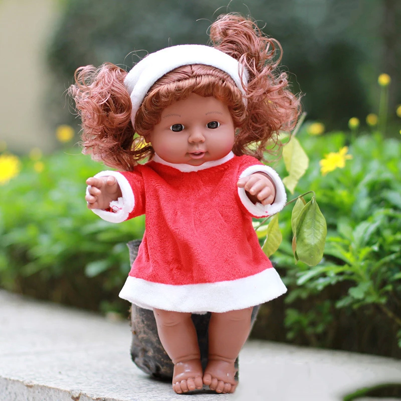 30 см черная кожа кукла черный Reborn Baby Dolls реалистичные младенцы кукла миниатюрная Reborn Baby дешевые новорожденные младенцы для малышей подарок