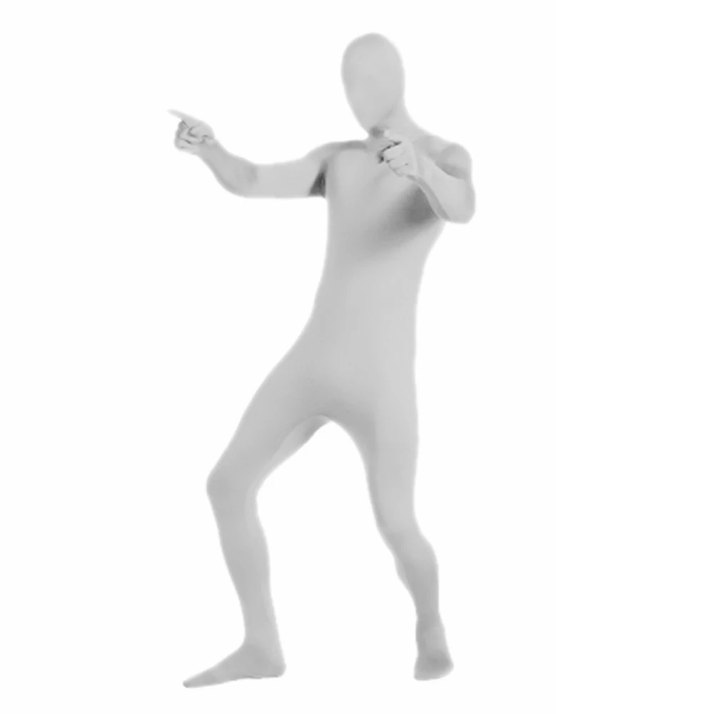 Cosplay Costume Adult Unitard Adult Full Body Zentai Suit Men&rsquo;s Spandex Second Skin Tight Suits Halloween Party Cosplay Costume Black Green Unitard Bodysuit