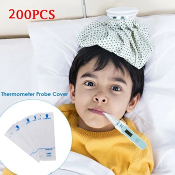 

200PCS Digital LCD Thermometer Probe Covers Universal Fit Disposable Protector