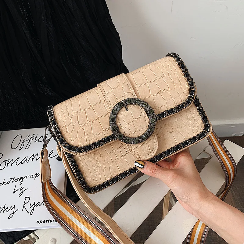 

CHIC Fashion Bag Women's 2019 New Style Summer Bag with Chain Korean-style Versatile INS Crossbody Bag