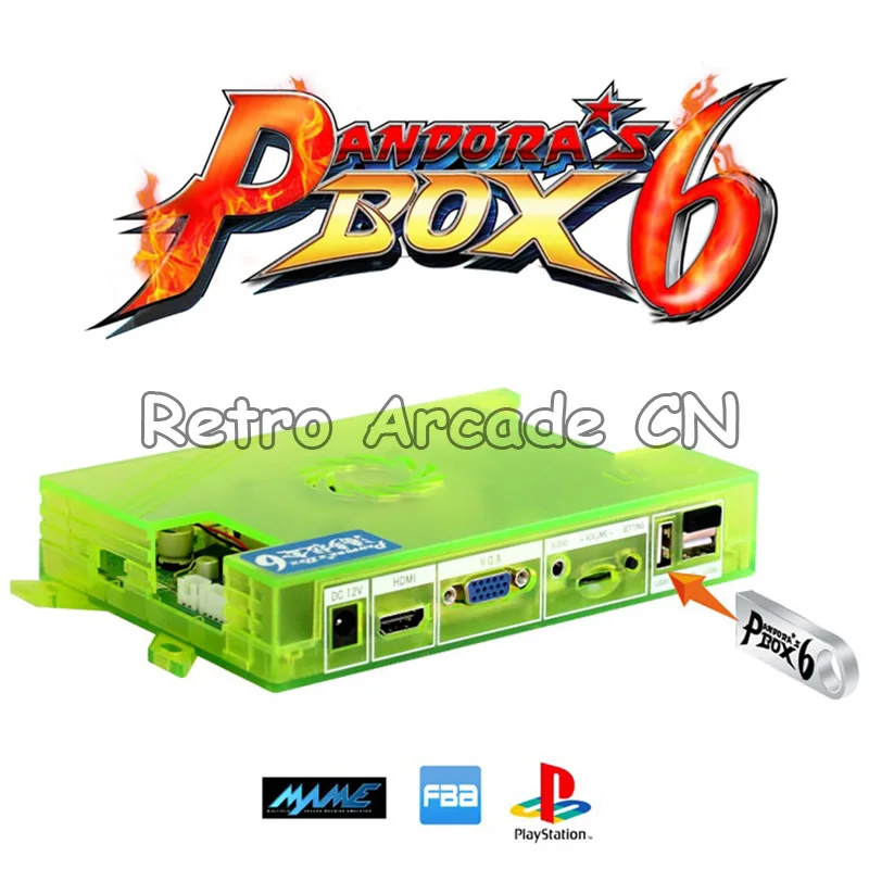 Новое поступление оригинальная Pandora Box 6 1300 в 1 семейная версия HDMI/VGA выход игровая