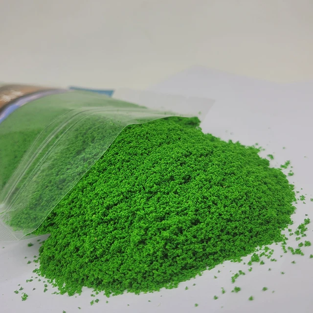 50g 0.5-1.0mm Model Grass Powder Miniature Architectural Tree Powder For Diorama Garden Making Material Ground Sponge Material 2